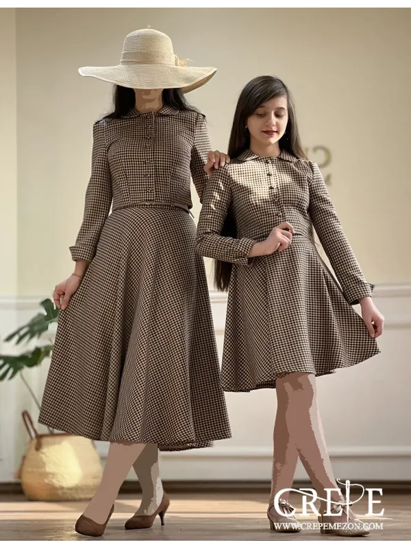 کت و دامن کشمیر کد 6589