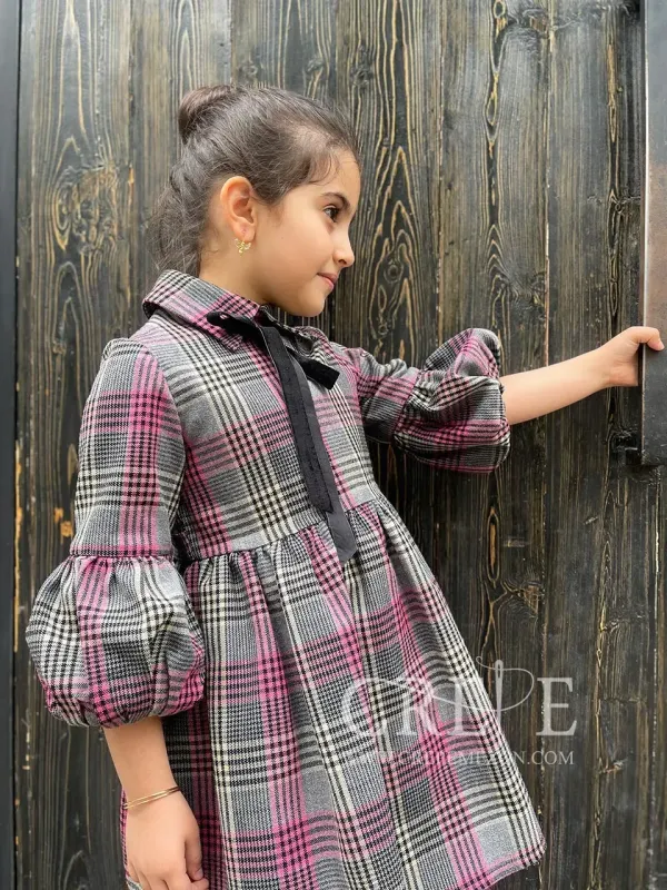 پیراهن کشمیر روبان مشکی