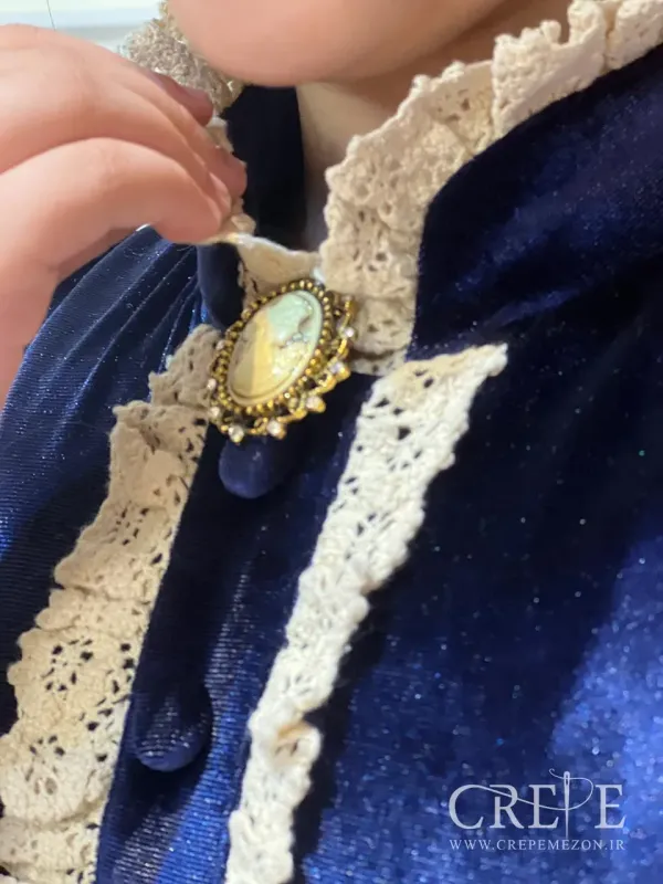 پیراهن مخمل وینتیج 