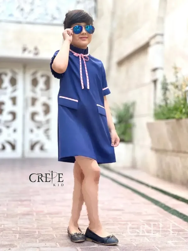 پیراهن یقه چیندار