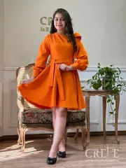 پیراهن سرشانه پاپیون