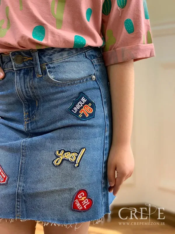 دامن جین اسپرت 