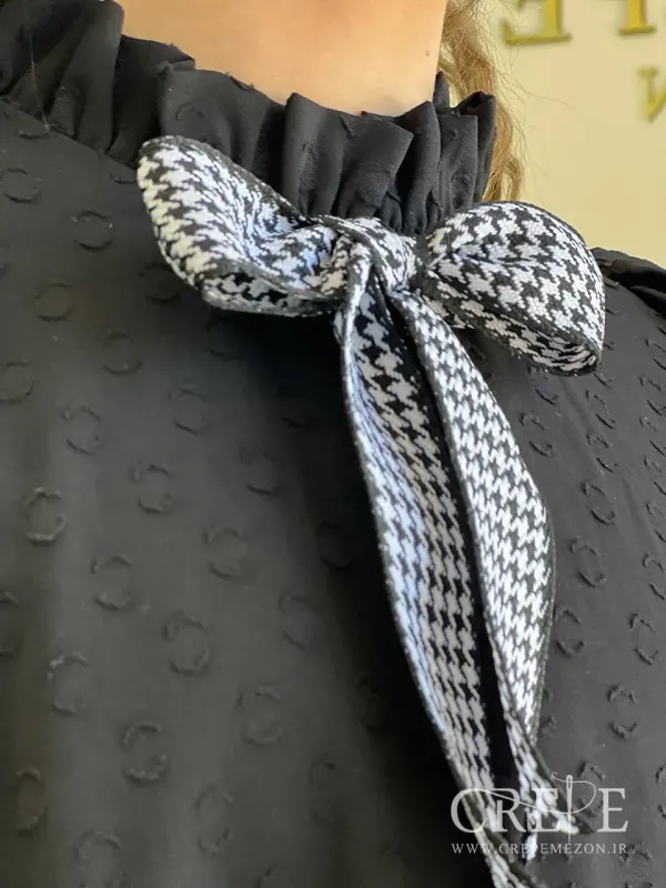 پیراهن طرح اشکی پاپیون دار