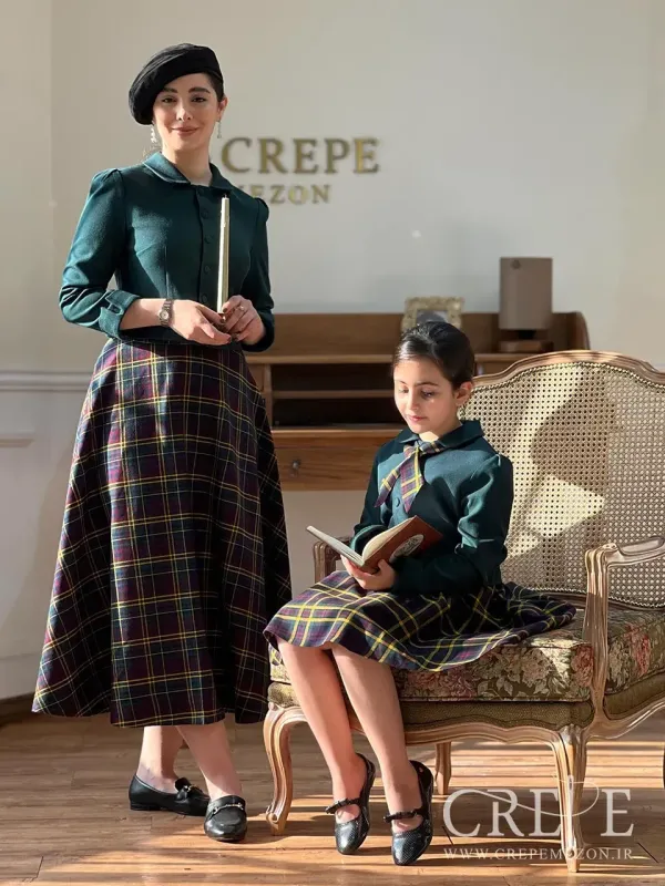 ست کت ودامن کشمیر