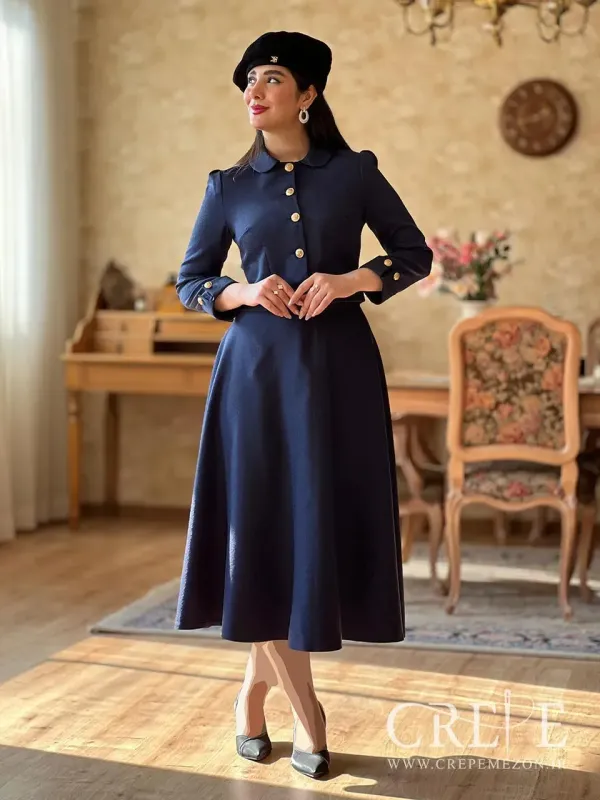 کت دامن کتان لمه بزرگسال شیرین