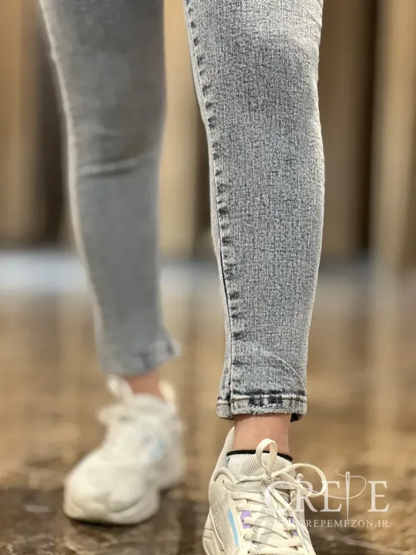 جین جذب دمپا چاکدار قد 90