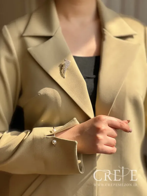 مانتو کتی کرپ دوبل آروان