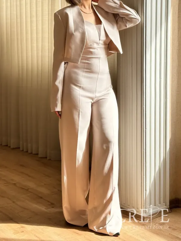 سرهمی دوتیکه دکلته کرپ