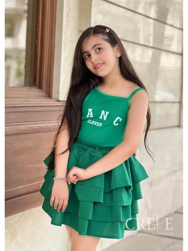 دامن نخی طبقه ای