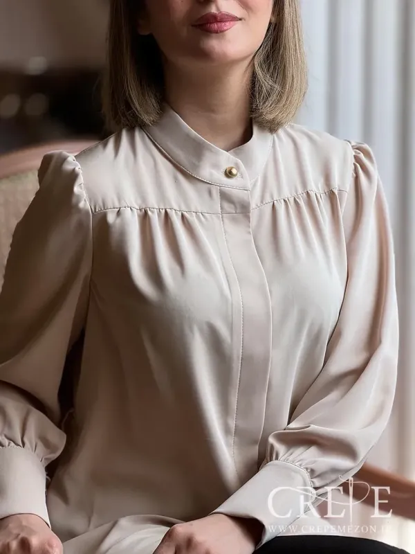 تونیک کمردار کرپ مصری - خرید آنلاین و حضوری مشهد شومیز بلند