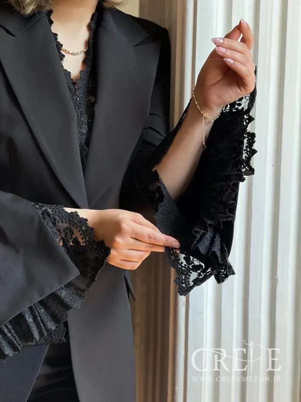 کت کرپ گیپور دار