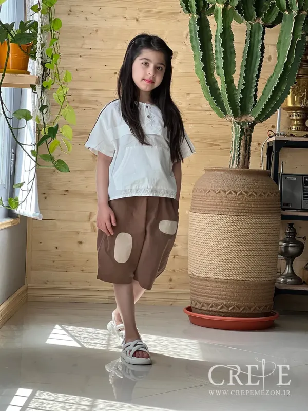 شلوارک کتان بهاره