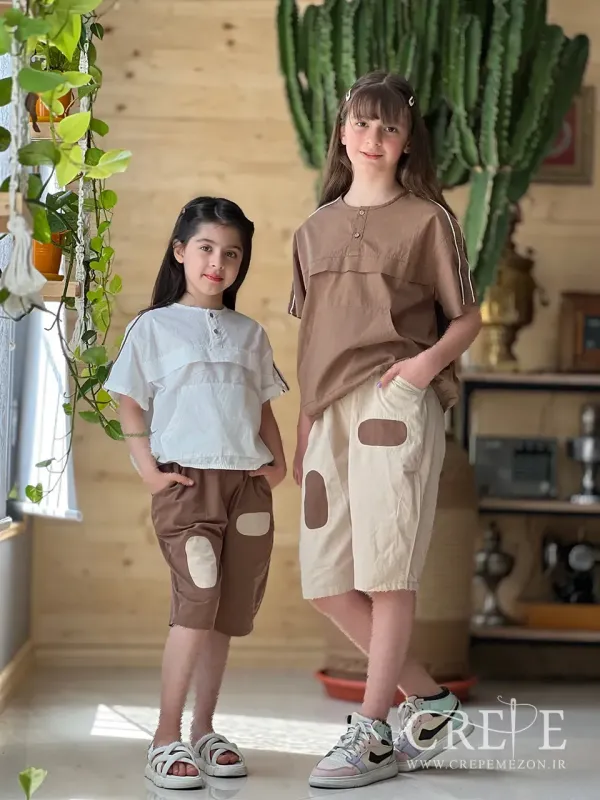 شلوارک کتان بهاره