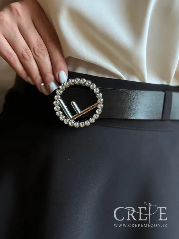 دامن نیم کلوش کرپ قد 75