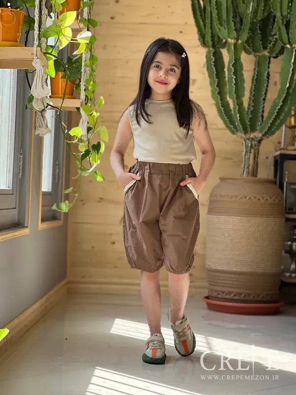 شلوارک گل رز