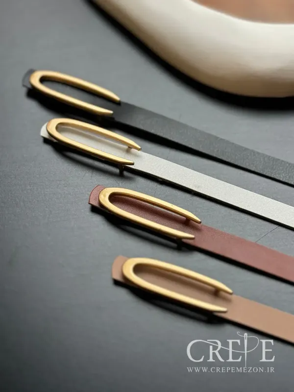 کمربند 1.5 سانت سگک بیضی 