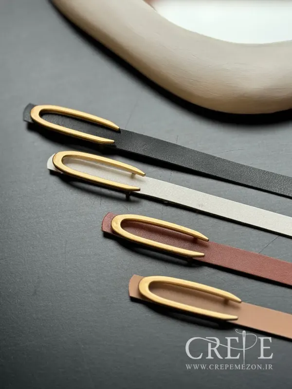 کمربند 1.5 سانت سگک بیضی 