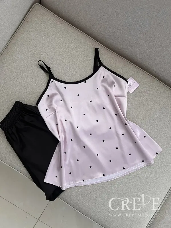 تاپ شوارک قلبی صورتی