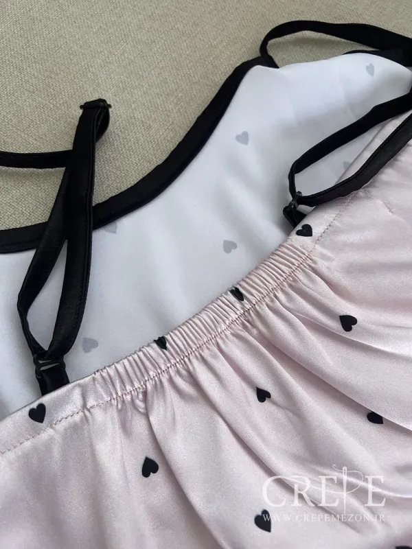 تاپ شوارک قلبی صورتی