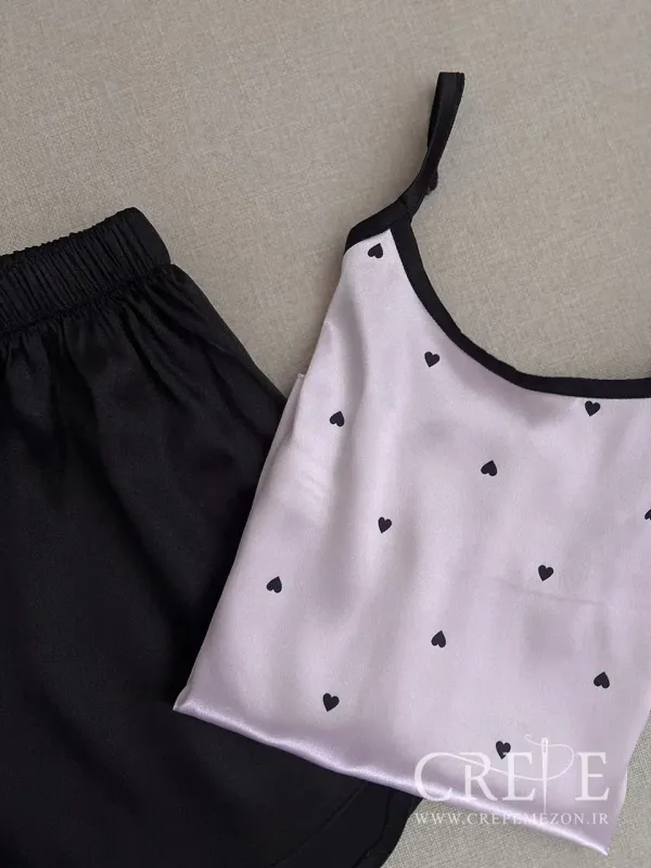 تاپ شوارک قلبی صورتی