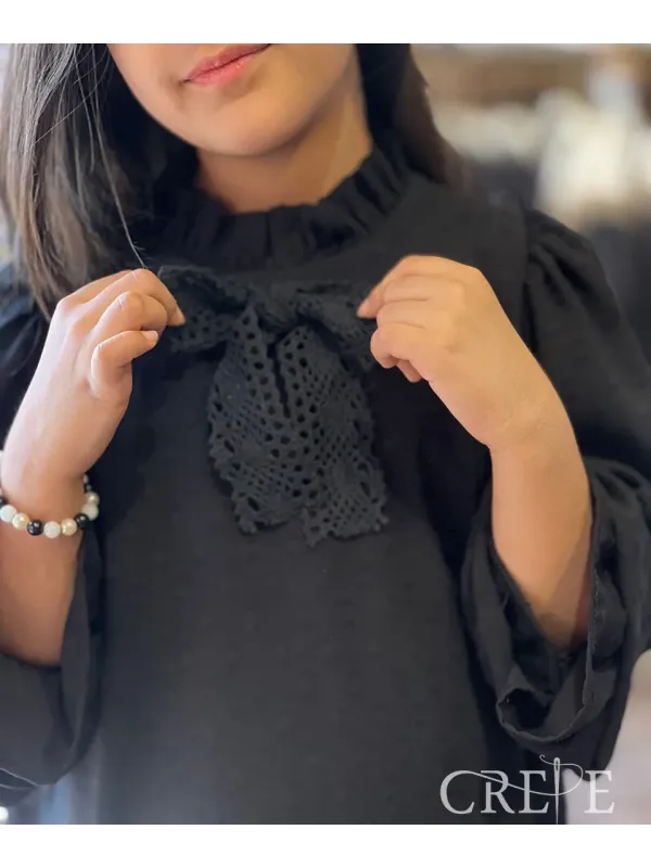 پیراهن طرح اشکی آستین بلند 