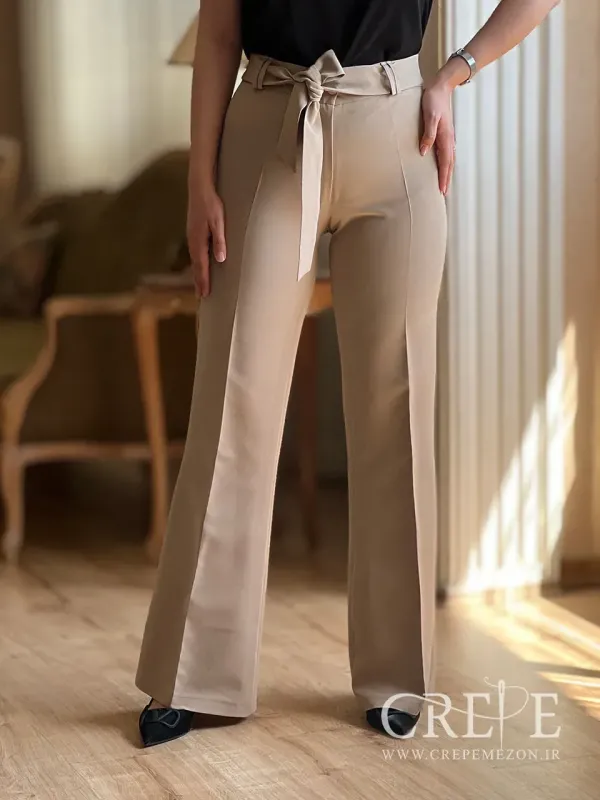 شلوار زنانه دمپا گشاد قد 104