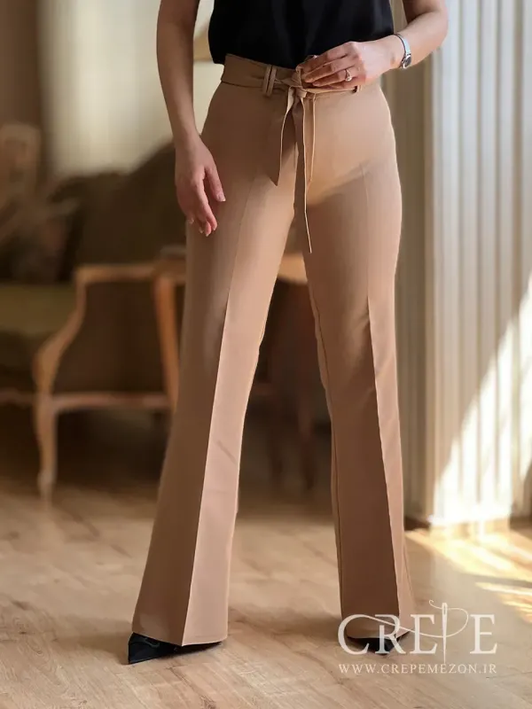 شلوار زنانه دمپا گشاد قد 104