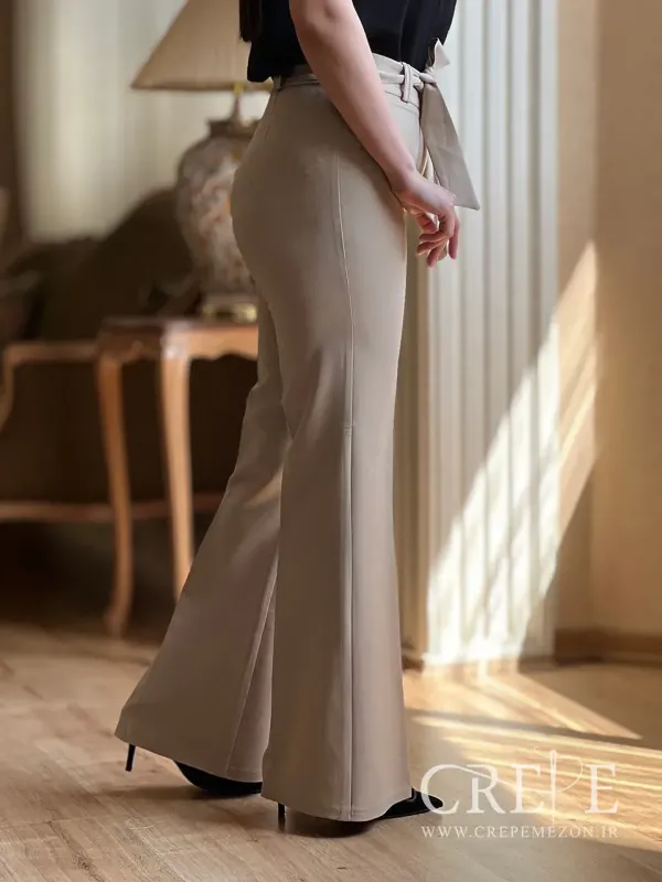 شلوار زنانه دمپا گشاد قد 104