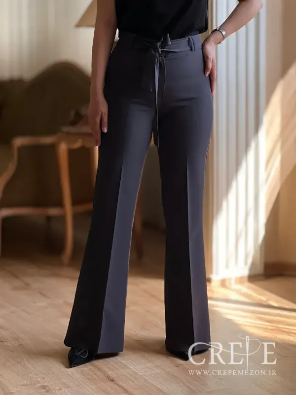 شلوار زنانه دمپا گشاد قد 104