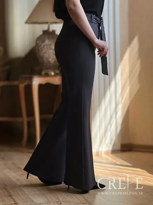 شلوار زنانه دمپا گشاد قد 104