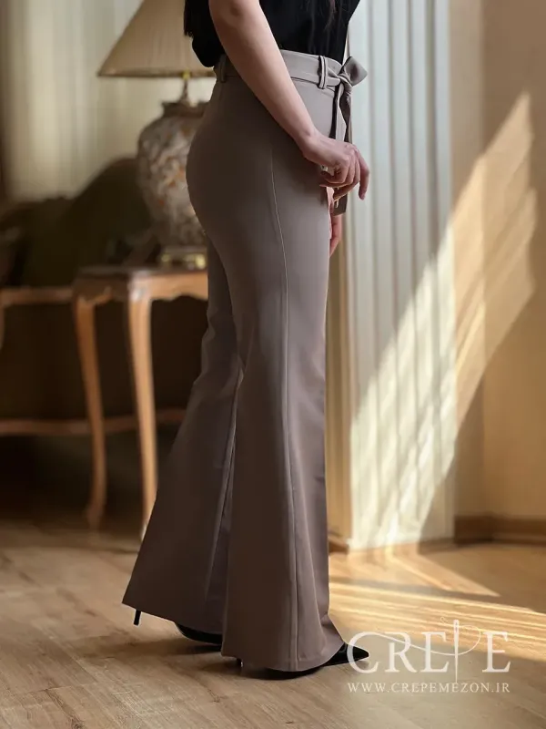 شلوار زنانه دمپا گشاد قد 104