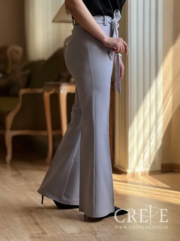 شلوار زنانه دمپا گشاد قد 104