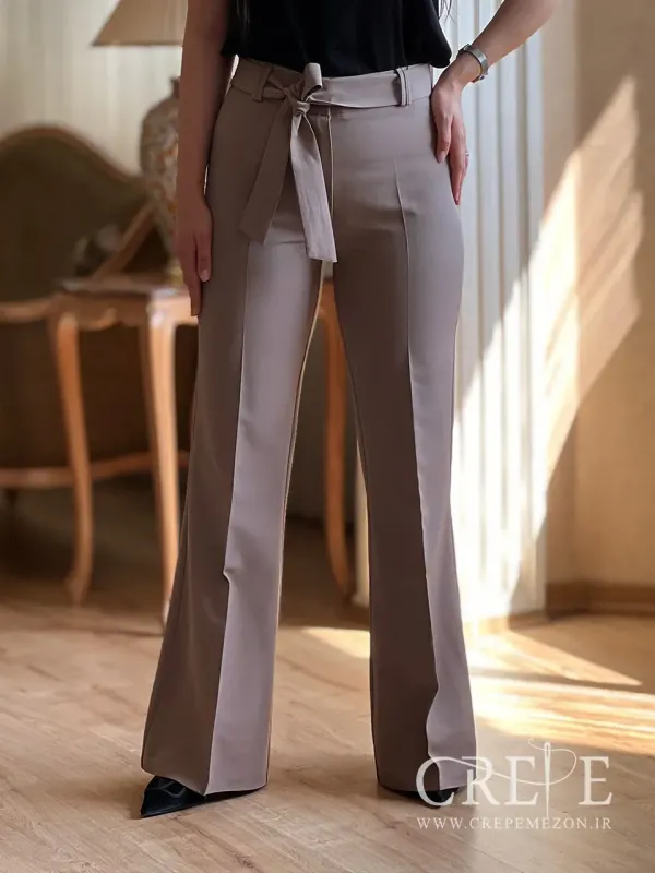 شلوار زنانه دمپا گشاد قد 104