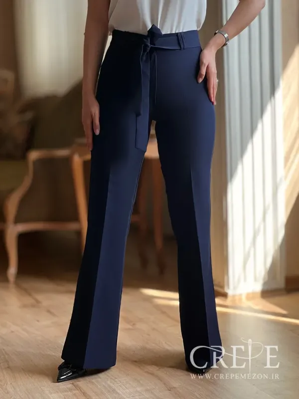 شلوار زنانه دمپا گشاد قد 104