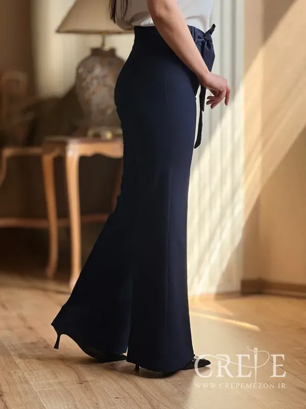 شلوار زنانه دمپا گشاد قد 104