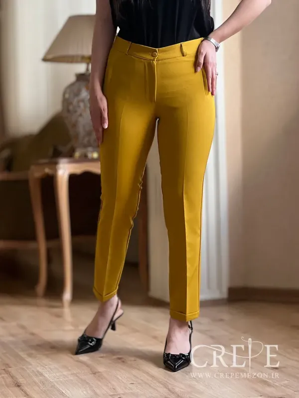 شلوار زنانه کلاسیک پاکتی قد 90