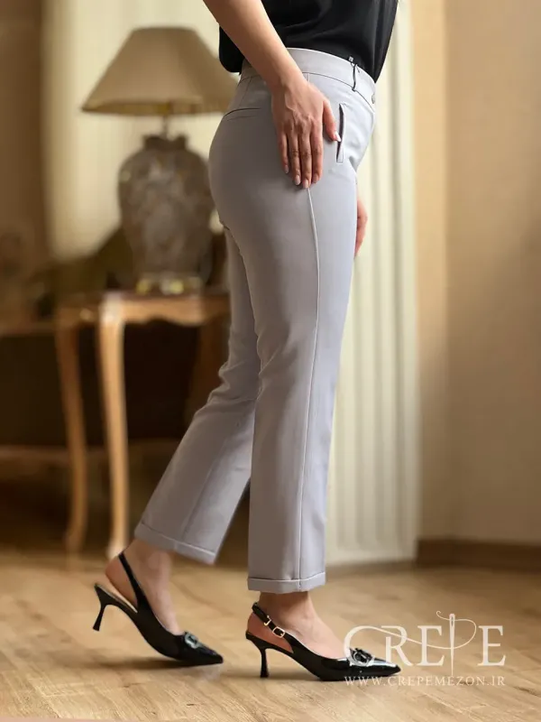 شلوار زنانه کلاسیک پاکتی قد 90