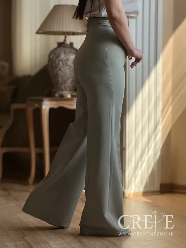 شلوار بگ فاق بلند قد 117 