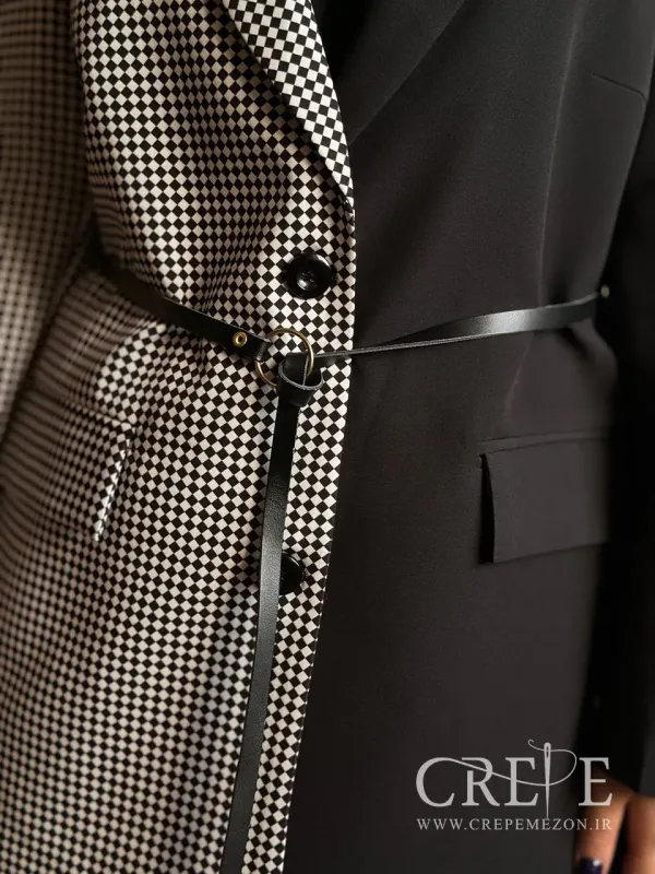 کت تک یک طرف طرحدار