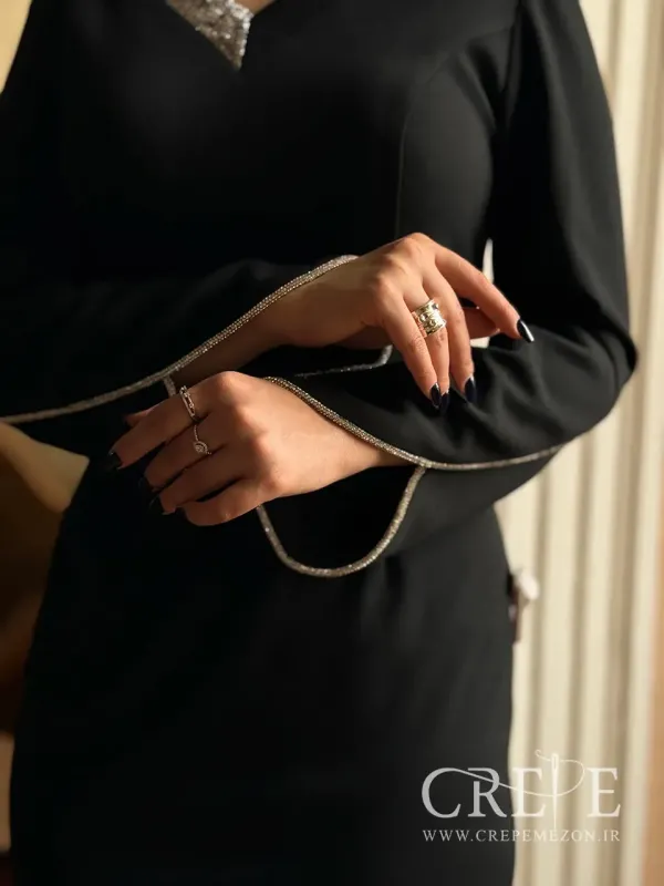 پیراهن میدی مغزی دوزی