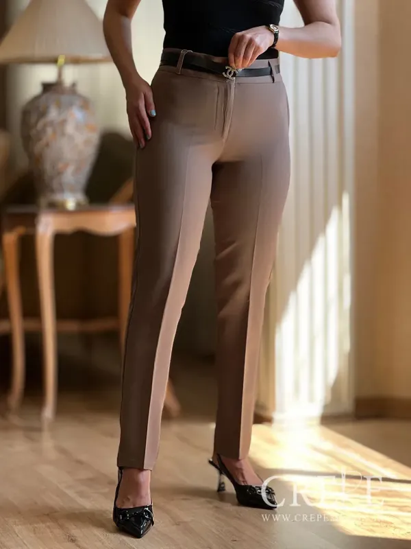 شلوار زنانه کلاسیک ساده قد 90