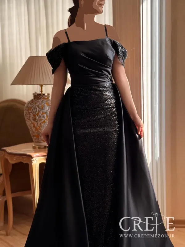 ماکسی دو دامنه پولکی یگانه