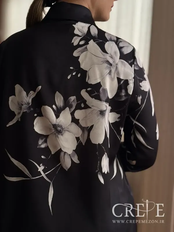 شومیز ساتن طرح گل