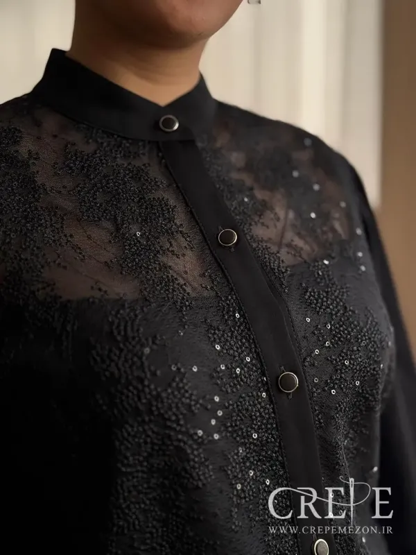 شومیز مجلسی جلو دانتل