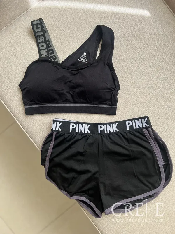 ست نیمتنه و شلوارک اسپرت