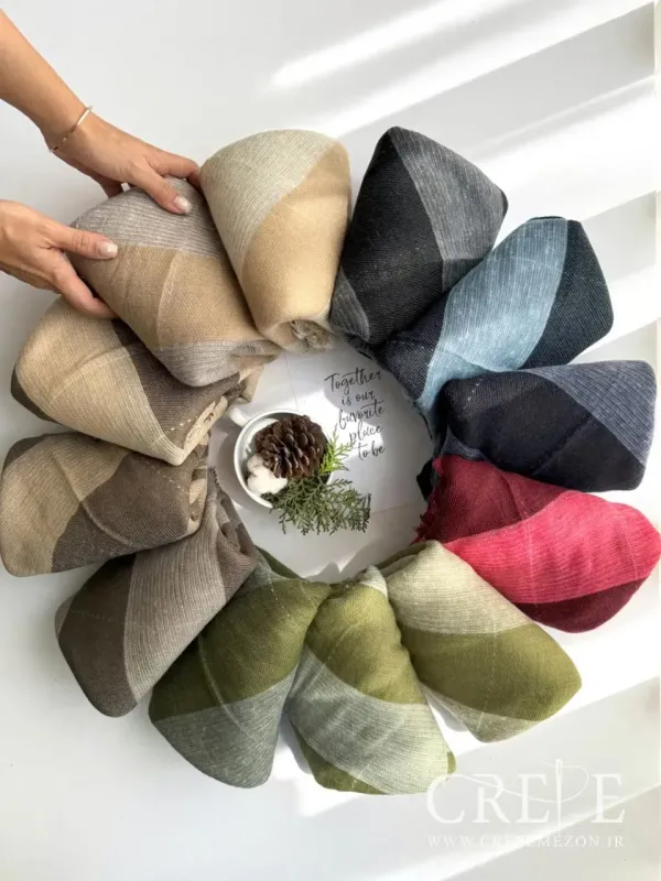 شال پاییزه سنگشور راه راه