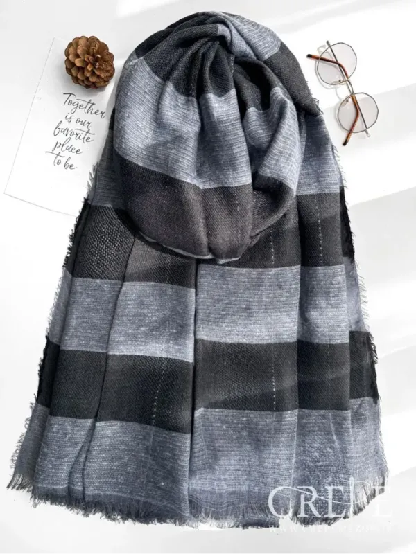 شال پاییزه سنگشور راه راه