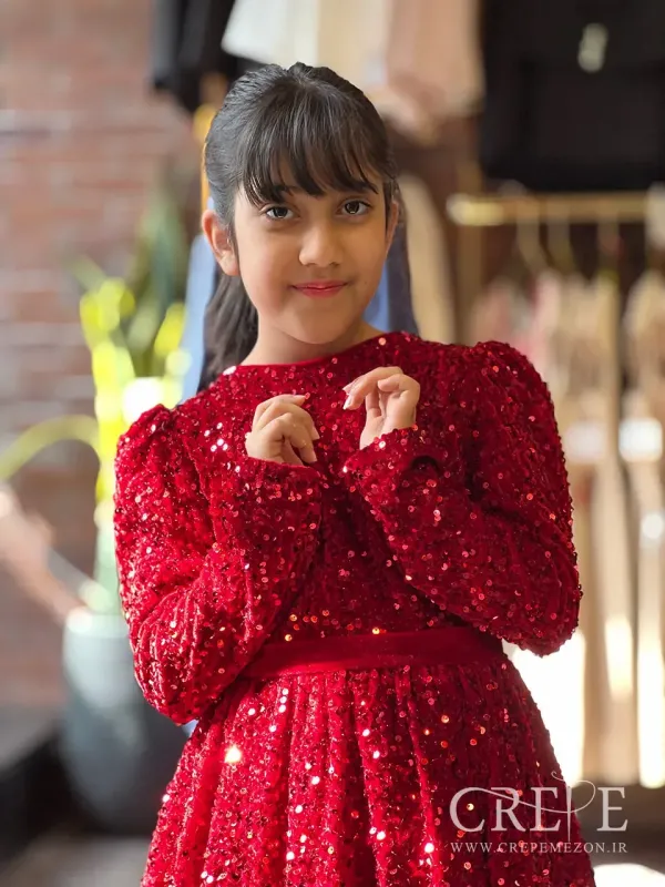 پیراهن پولکی 