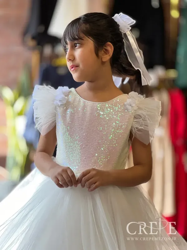 پیراهن آستین پر دار