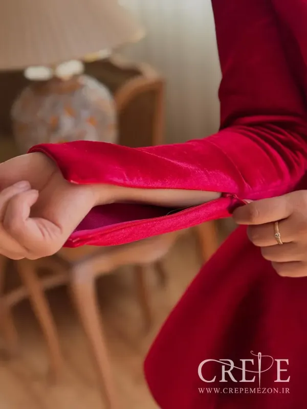 پیراهن عروسکی ساندویچی مخمل